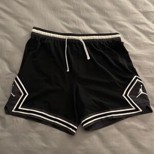 Jordan Sport Woven Diamond Basketball Shorts Dri-Fit Size 3XL Black FB7580-010